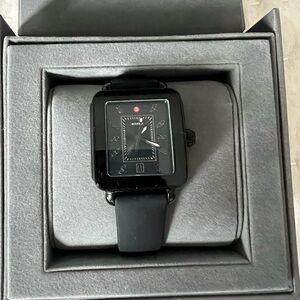 Michele jelly bean watch in Black